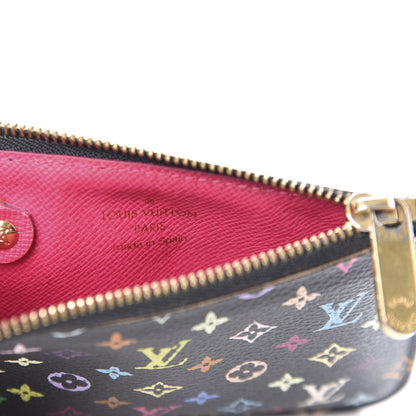 Louis Vuitton Monogram Multicolor Key Pouch Black Grenade 11 of 12