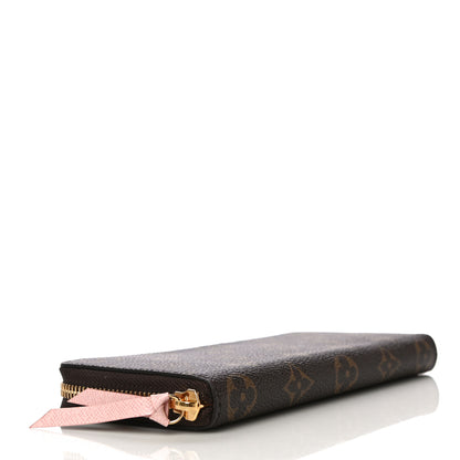 Louis Vuitton Monogram Clemence Wallet Rose Ballerine 4 of 9