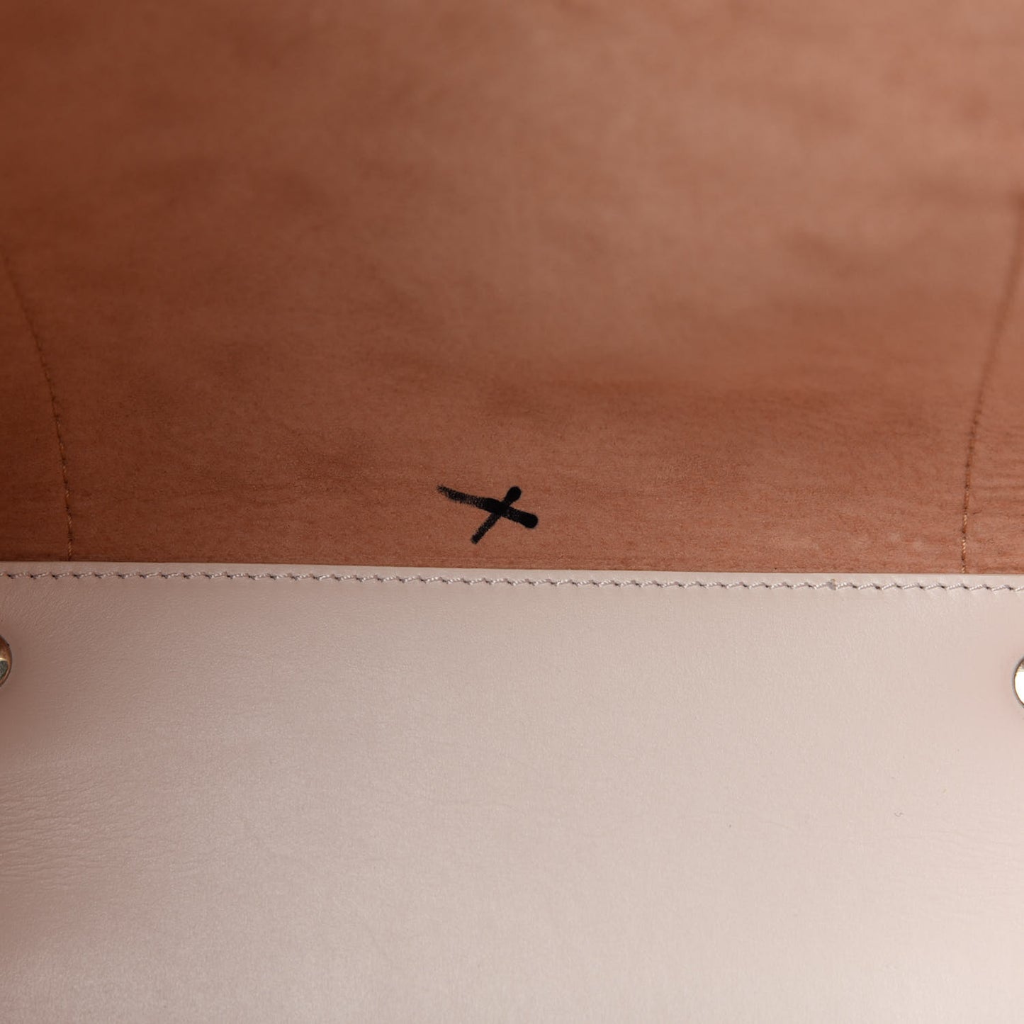 Laser Cut Calfskin Medium Legend Tote Nude