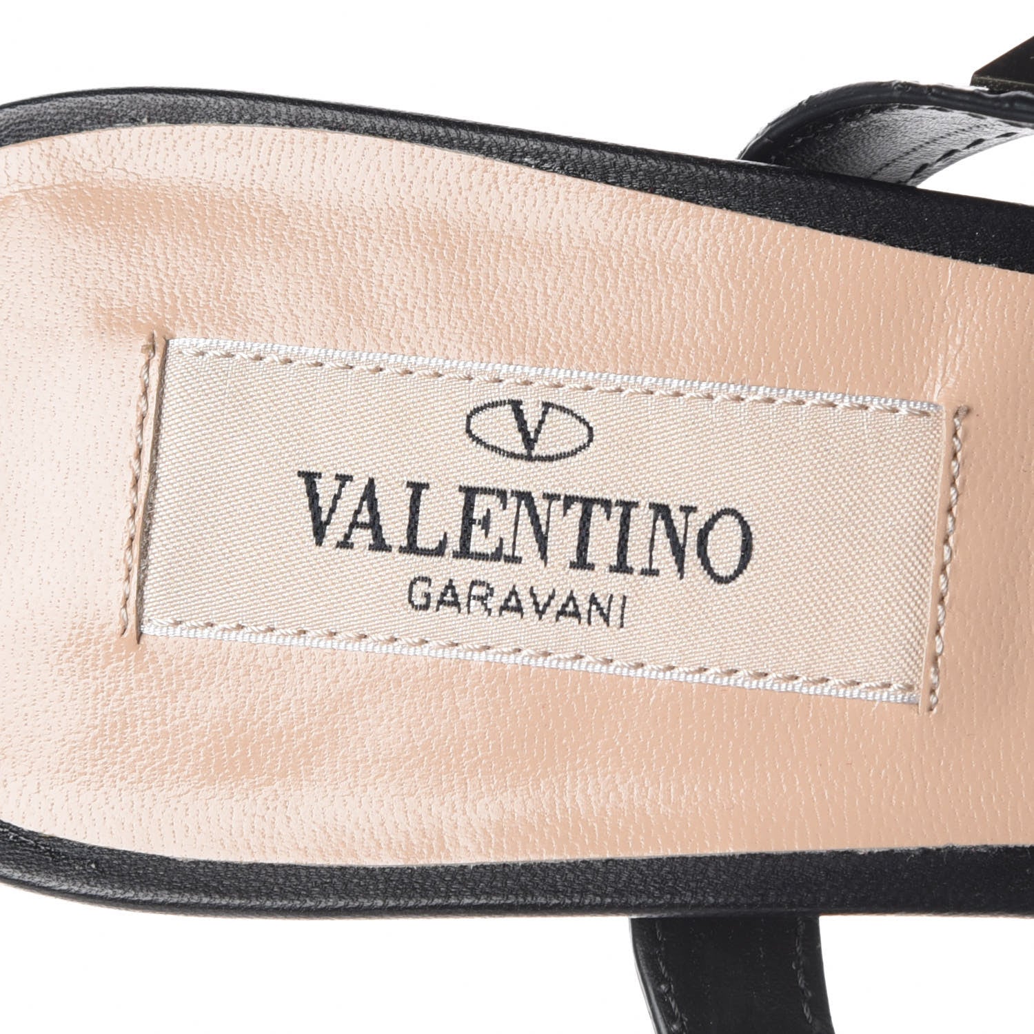 Valentino Garavani Nappa Rockstud Criss Cross 55mm Mules 39.5 Black 7 of 8