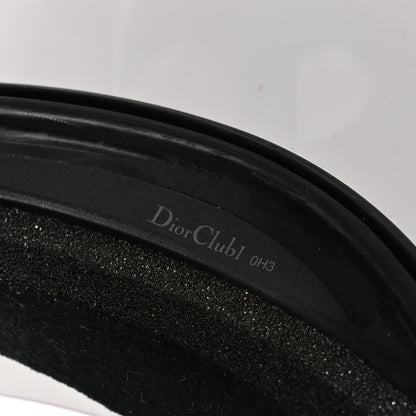 Christian Dior Mirrored DiorClub1 Sun Visor Black 8 of 10