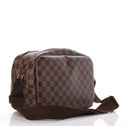 Louis Vuitton Damier Ebene Reporter PM 3 of 9