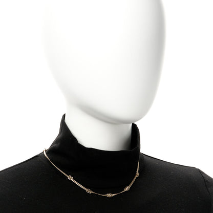 Chanel Metal CC Short Chain Necklace Gold 2 of 5