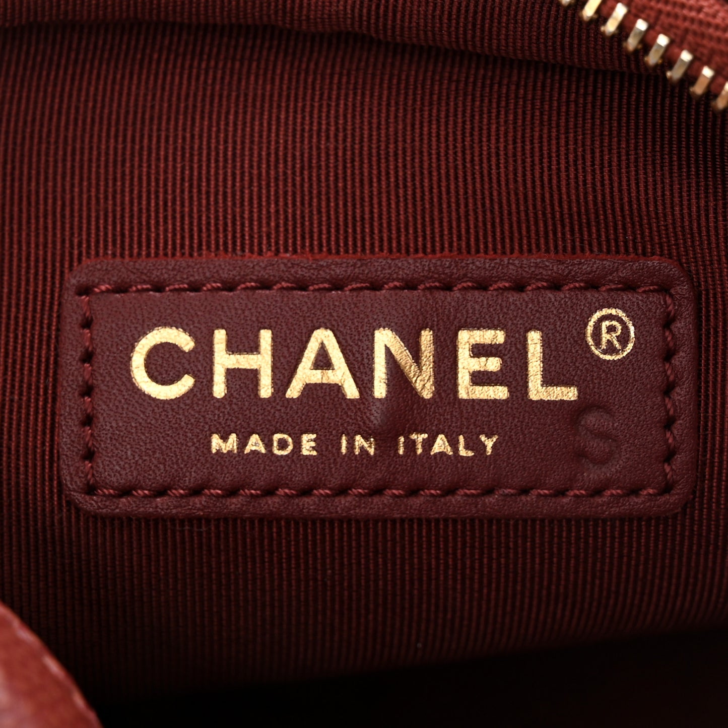 Caviar Quilted Mini Coco Tassel Camera Case Burgundy