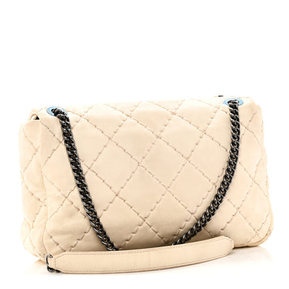 Chanel Calfskin Ultimate Stitch Flap White 3 of 10