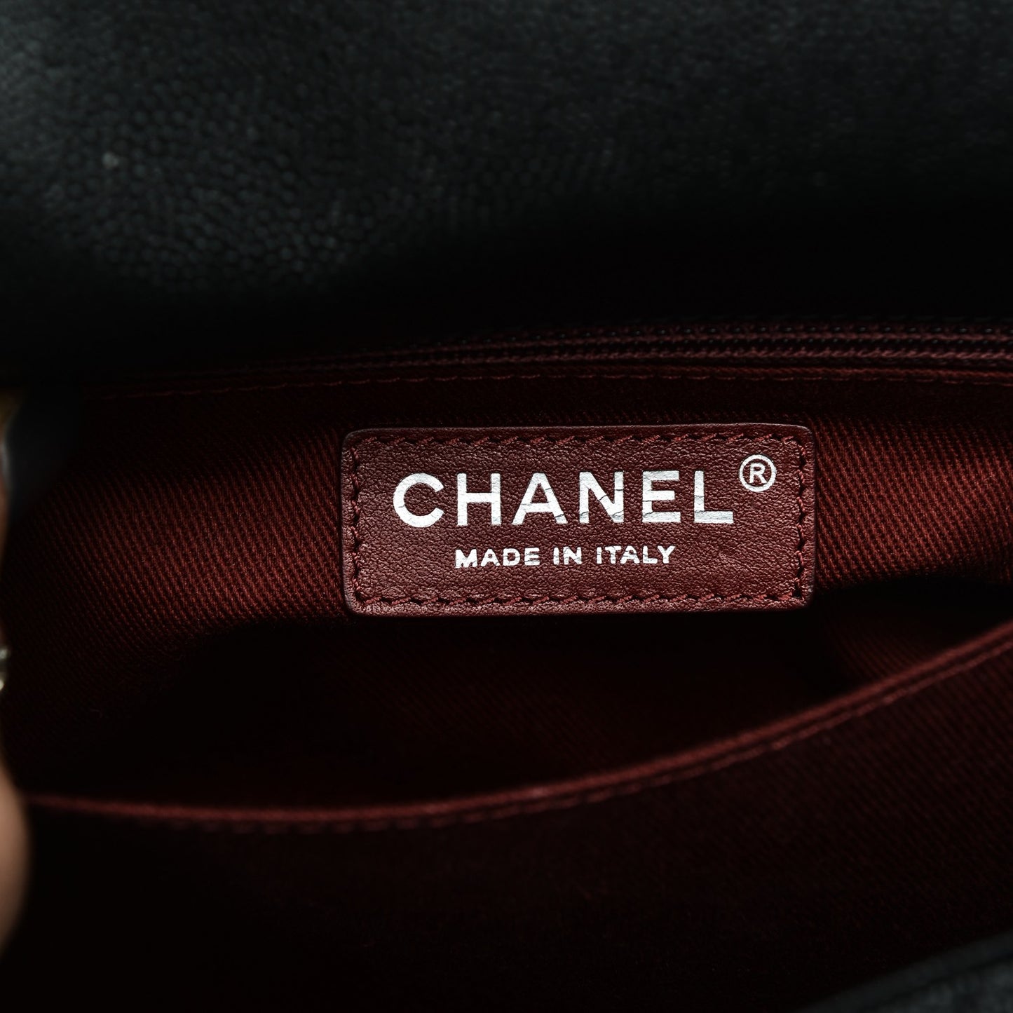 Caviar Quilted Mini Coco Handle Flap Black
