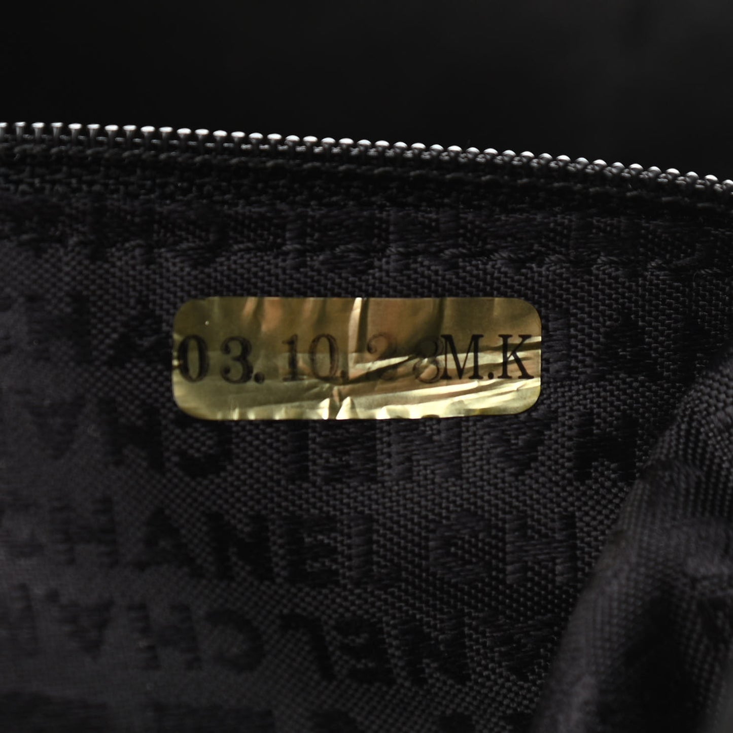 Jersey Square Quilted Bowler Black