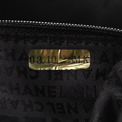 Chanel Jersey Square Quilted Bowler Black 6 of 13