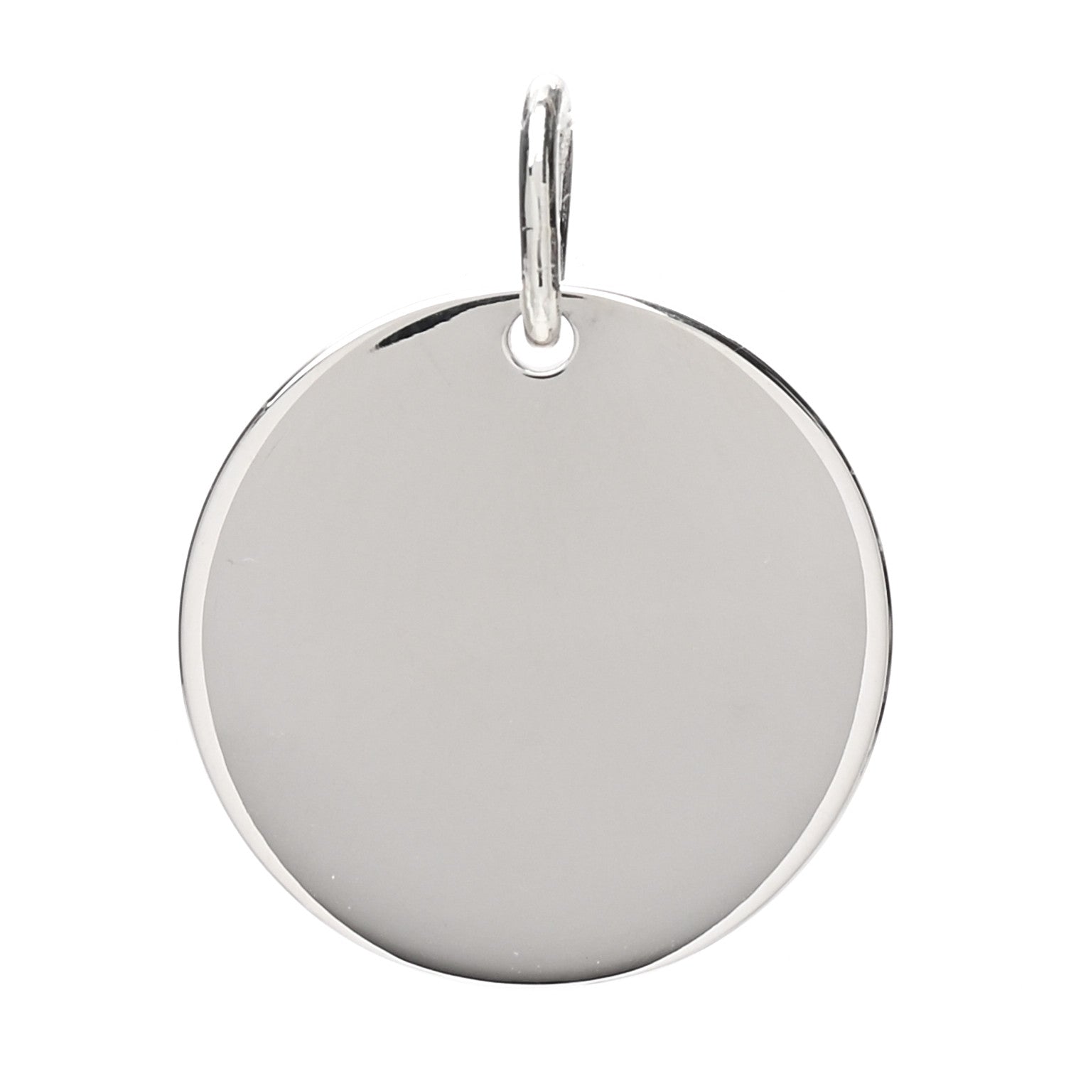 Tiffany Sterling Silver Return to Tiffany Round Charm 3 of 3