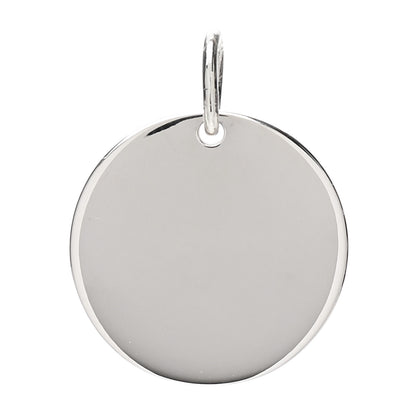 Tiffany Sterling Silver Return to Tiffany Round Charm 3 of 3