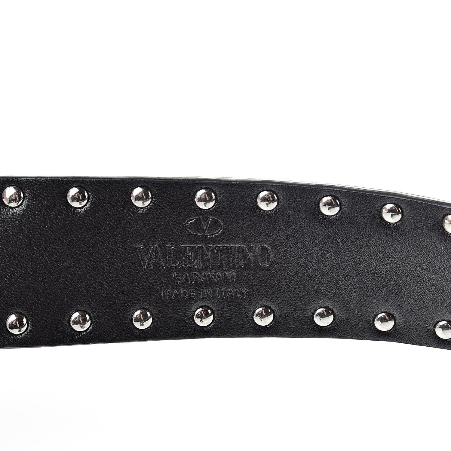 Valentino Garavani Lambskin Free Rockstud Spike Shoulder Strap Black 3 of 5