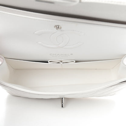 Chanel Caviar Quilted Medium Double Flap White 4 of 10