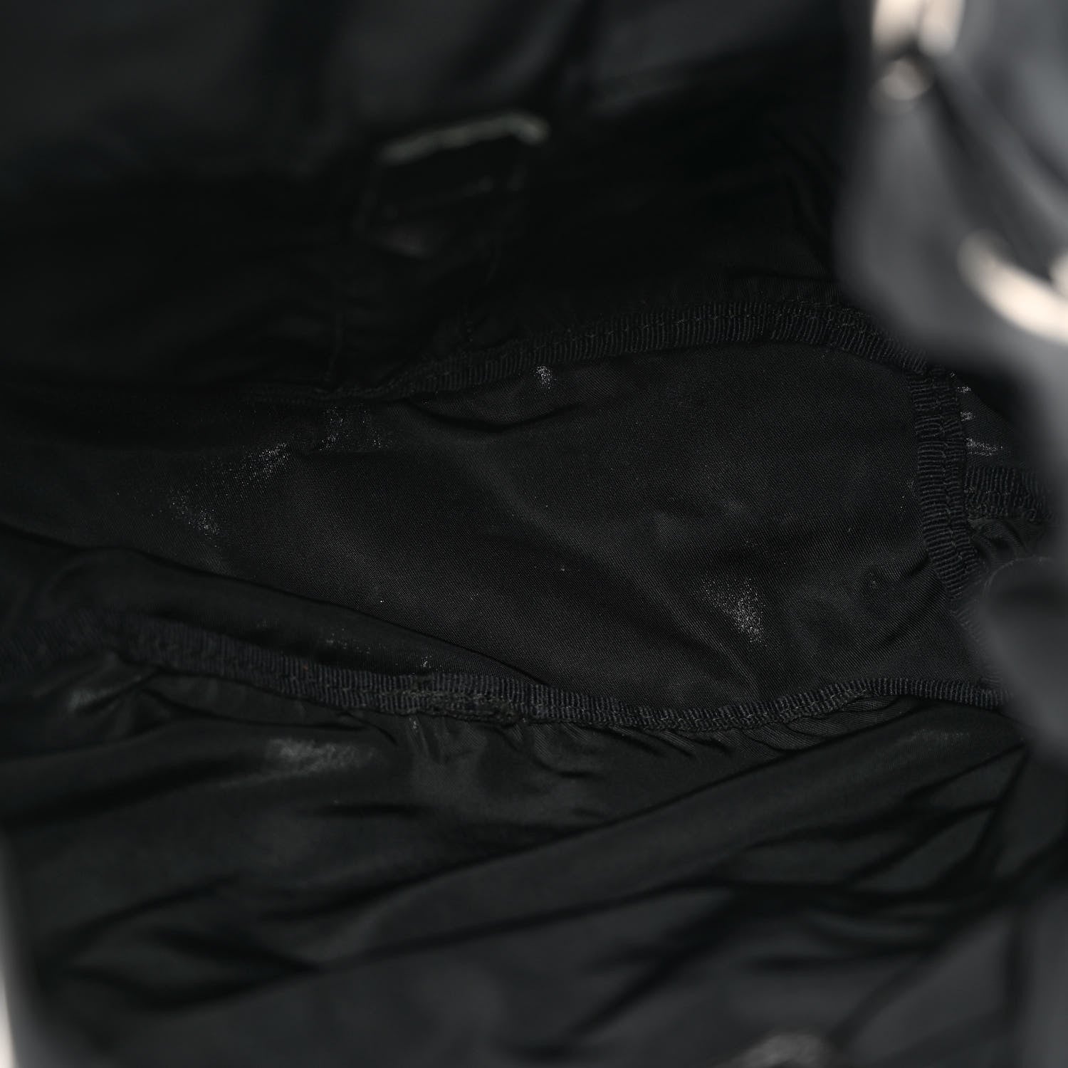 Prada Tessuto Nylon Saffiano Small Backpack Black 5 of 13