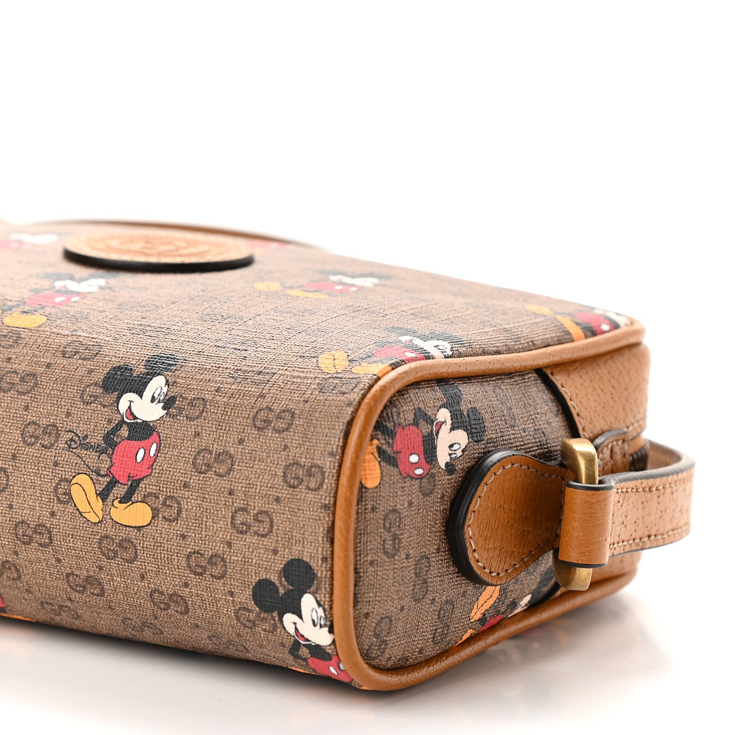 Gucci X DISNEY Mini Vintage GG Supreme Monogram Mickey Mouse Shoulder Bag Beige Vintage Sun Oil 9 of 9