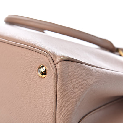 Prada Saffiano Medium Galleria Double Zip Tote Cammeo 28 of 30