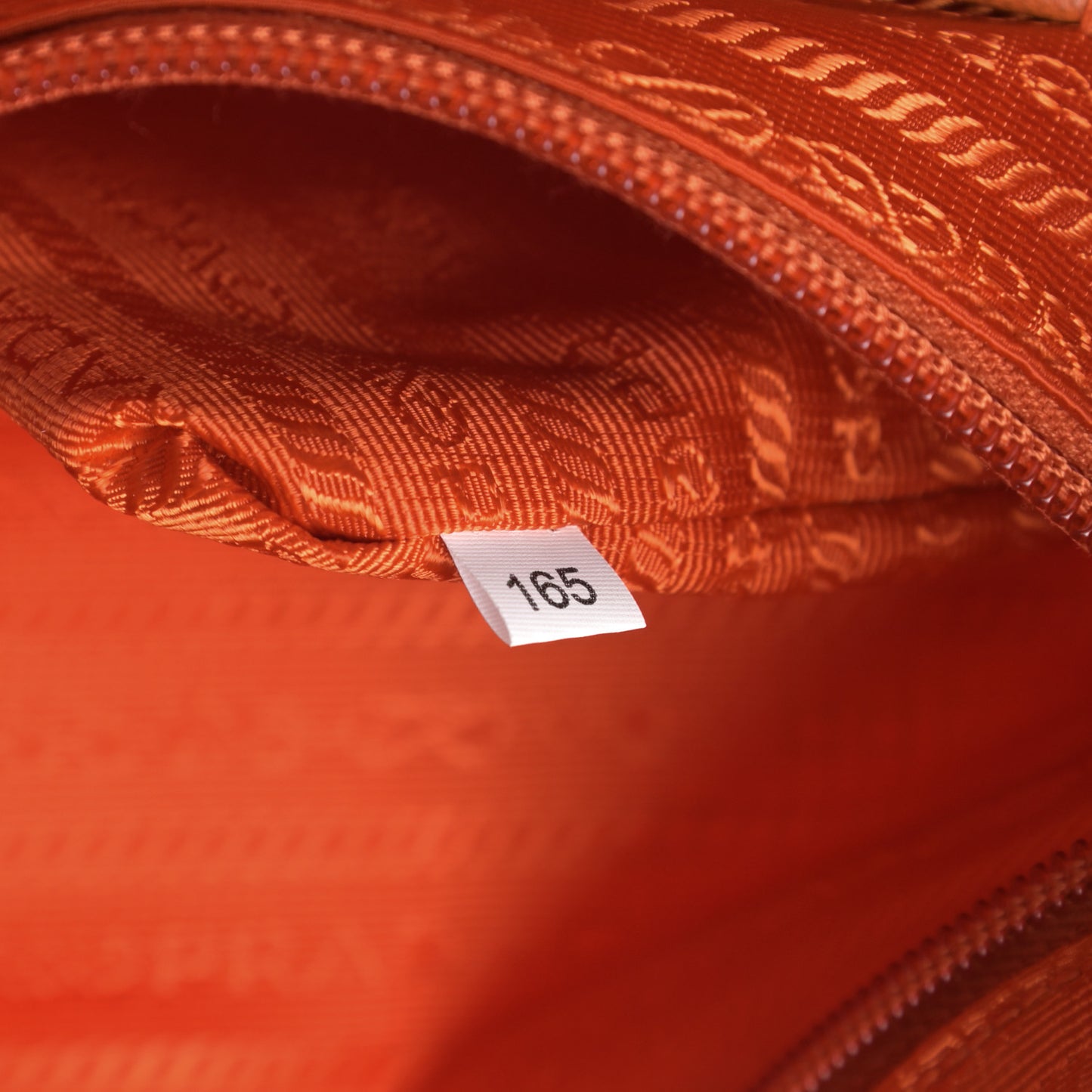 Tessuto Nylon Saffiano Shoulder Bag Papaya