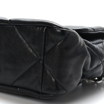 Chanel Lambskin Quilted Large Chanel 19 Flap Black 9 of 9