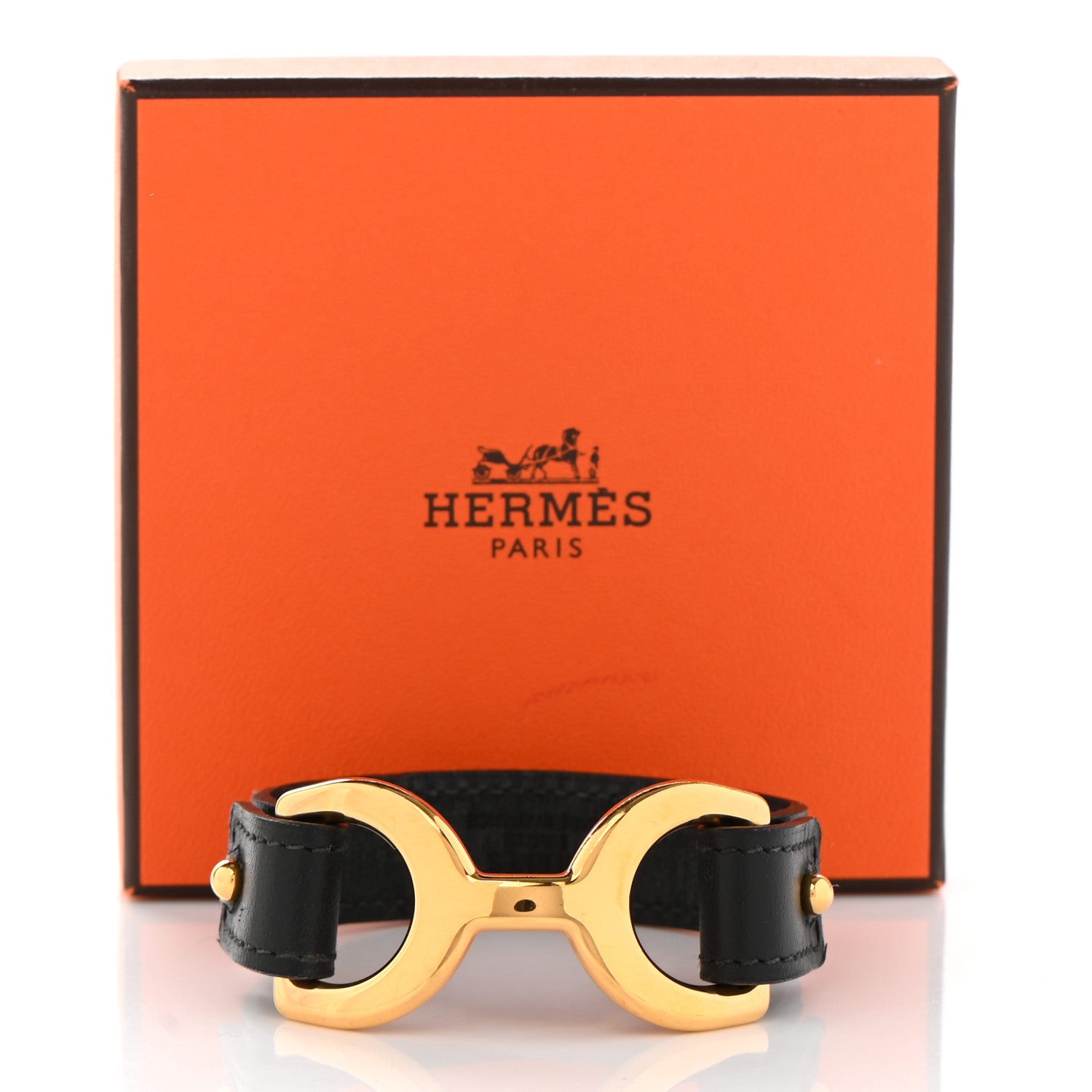 Hermes Chamonix Pavane Cuff M Black 6 of 6