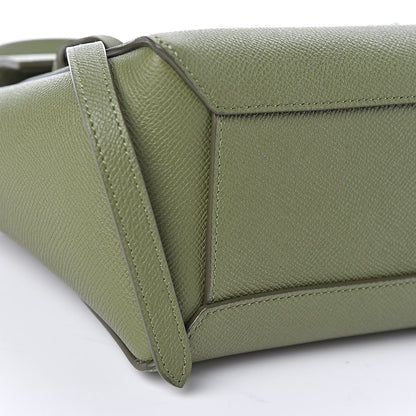 Celine Grained Calfskin Nano Belt Bag Olive 8 of 9
