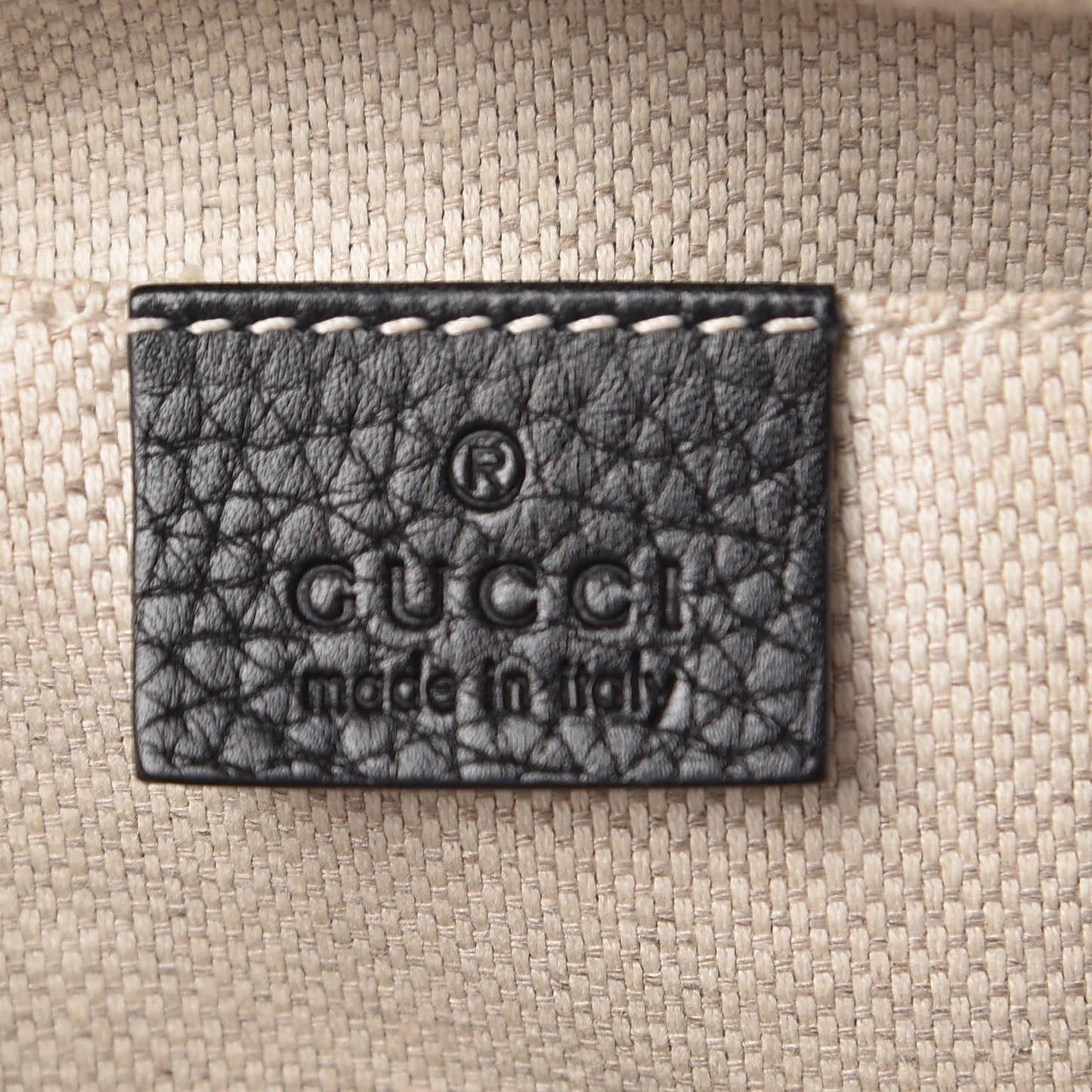 Pebbled Calfskin Small Soho Disco Bag Black