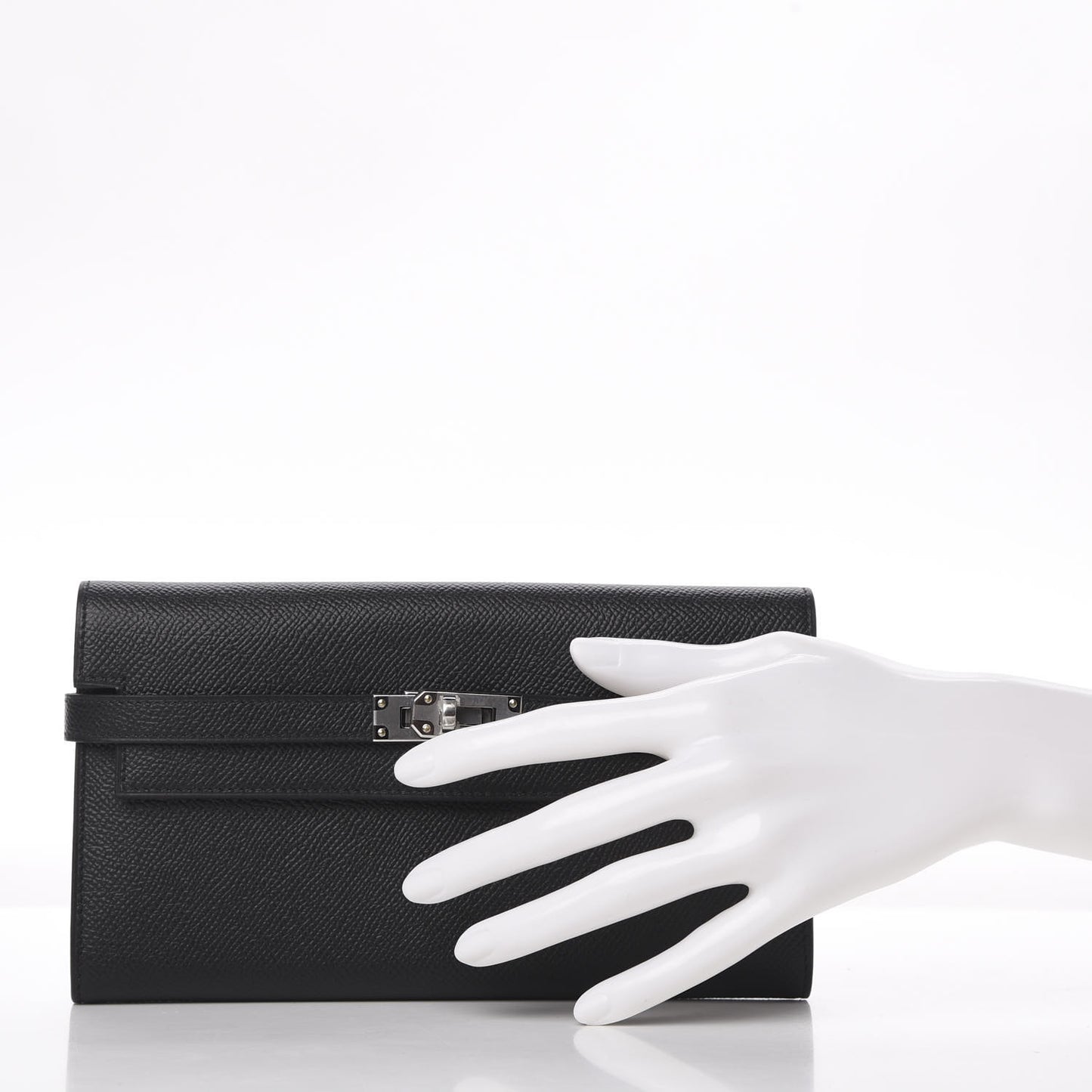 Epsom Kelly Longue Wallet Black