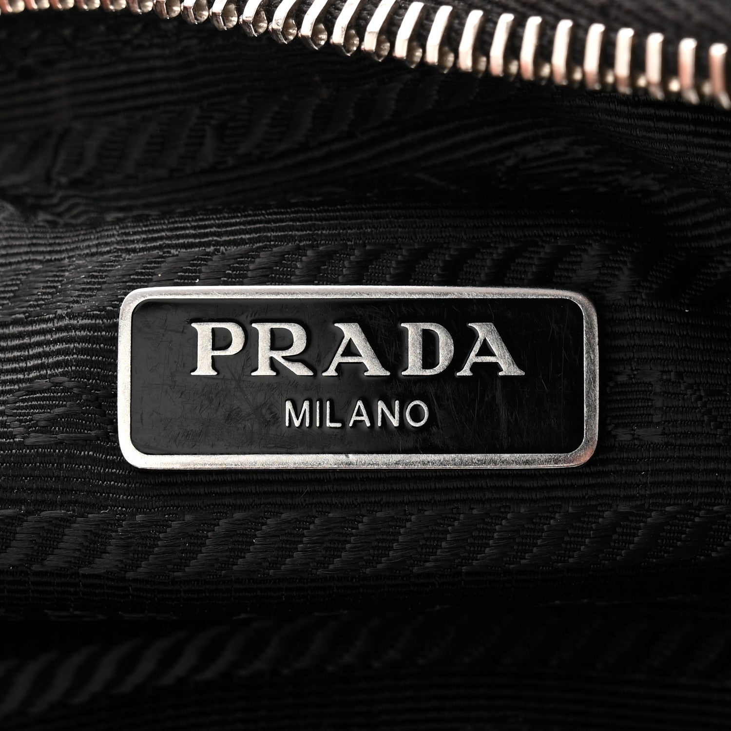 Prada Nylon Re-Edition 2005 Shoulder Bag Black 7 of 13