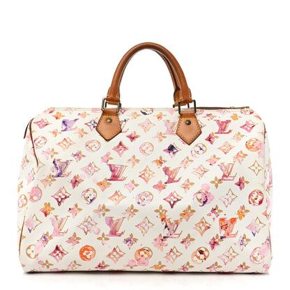 Louis Vuitton Watercolor Aquarelle Speedy 35 White 1 of 24