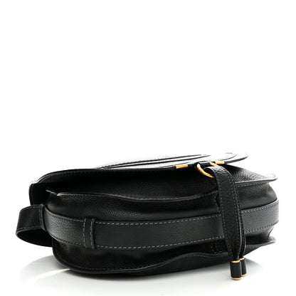 Chloe Calfskin Medium Marcie Round Crossbody Bag Black 4 of 13
