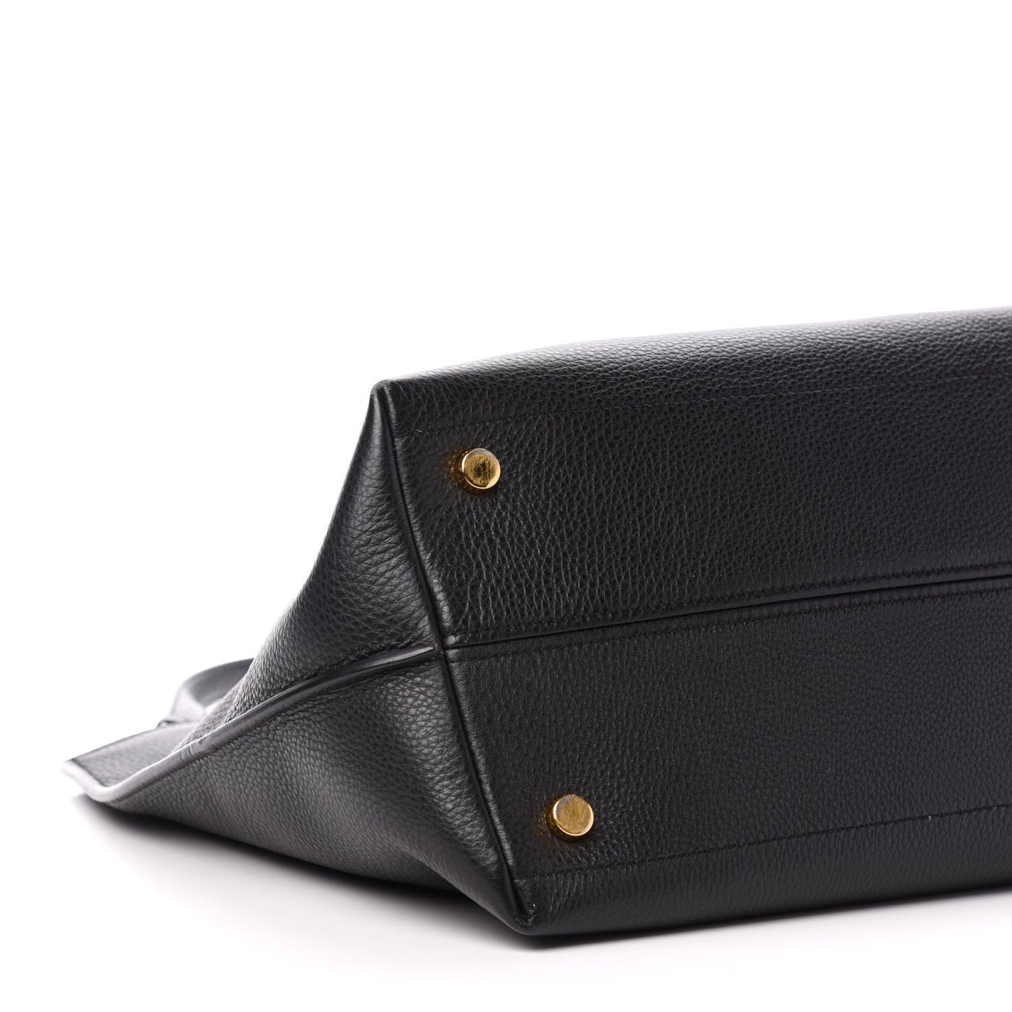 Calfskin Large Alix Padlock Zip Shoulder Bag Black
