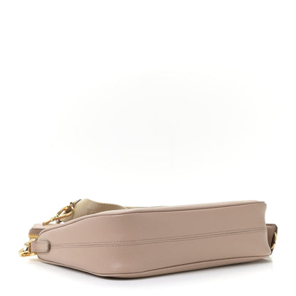 Prada Saffiano Re-Edition 2005 Shoulder Bag Cammeo Beige 5 of 11