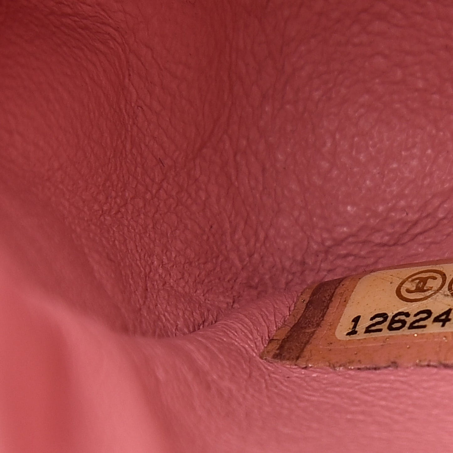 Lambskin Quilted Mini Square Flap Pink