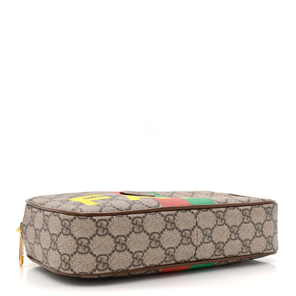 Gucci GG Supreme Monogram Azalea Calfskin Fake/Not Small Retro Interlocking G Belt Bag 80 32 80 32 Beige Ebony Brown Sugar 4 of 11