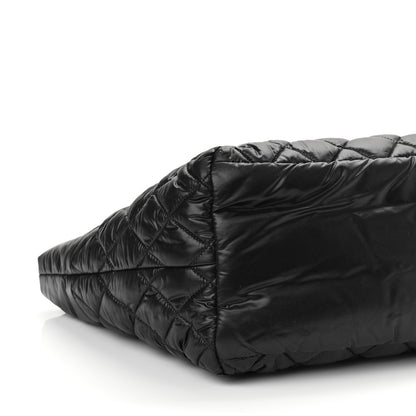 Chanel Nylon Quilted Small Coco Cocoon Tote Black 9 of 10