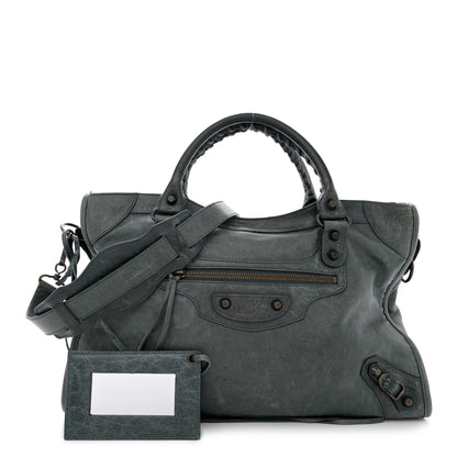 Balenciaga Agneau Classic Hardware City Plomb 3 of 17