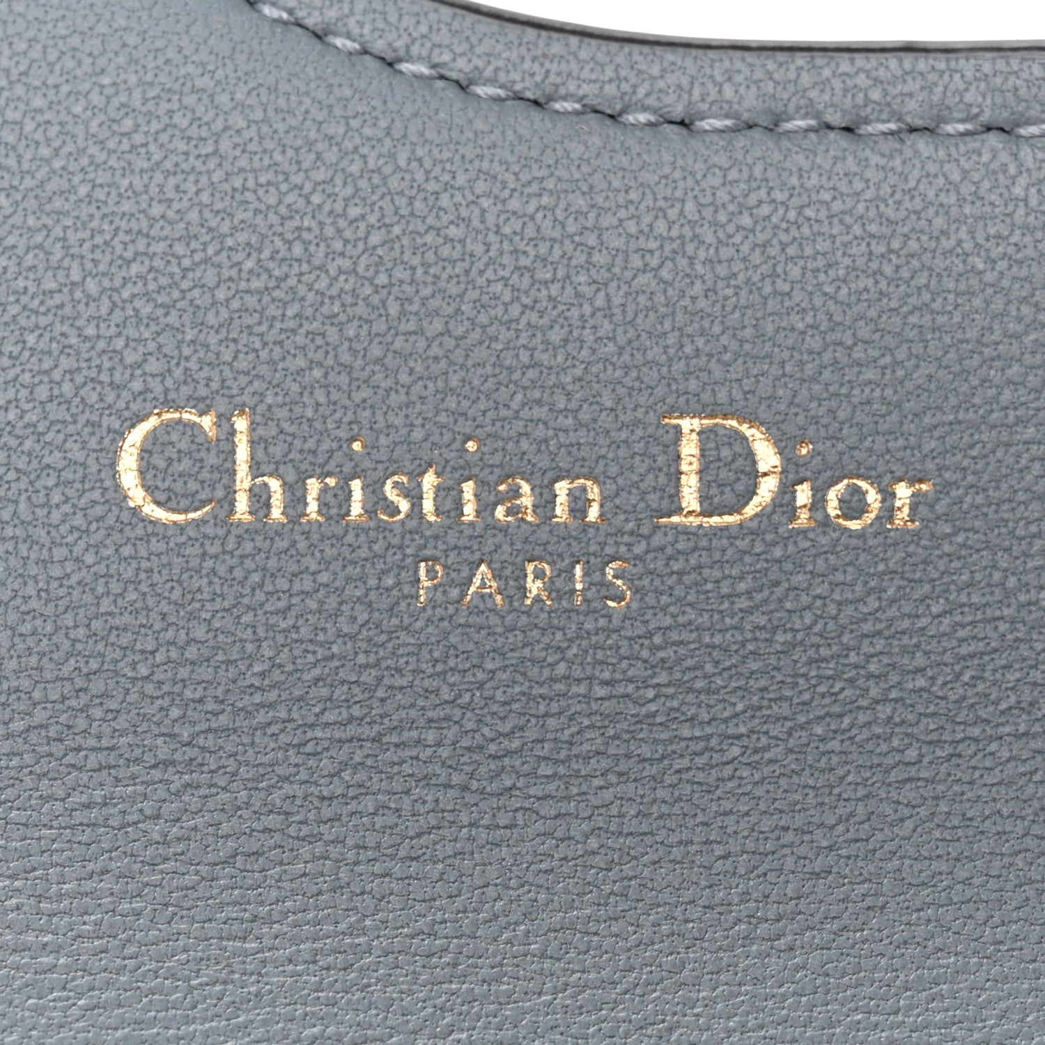 Christian Dior Goatskin Saddle Card Holder Sky Blue 6 of 9