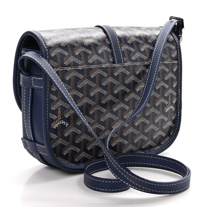 Goyard Goyardine Belvedere II PM Messenger Bag Navy 3 of 9