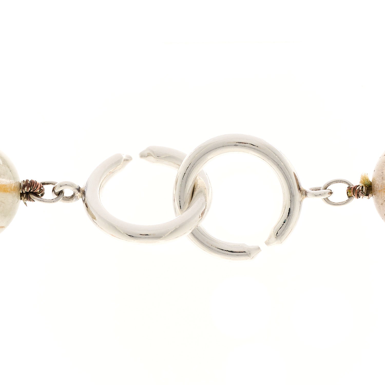 Tiffany Sterling Silver Multi Gemstone 10mm Paloma Picasso Bead Necklace 4 of 4