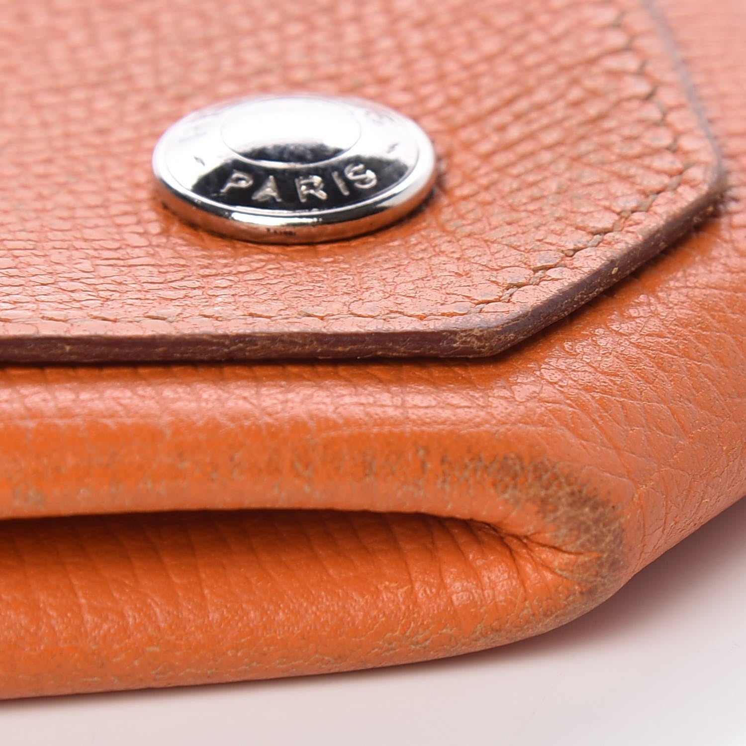 Hermes Epsom Le 24 Coin Purse Orange 10 of 13