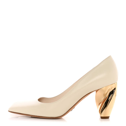 Christian Dior Soft Calfskin Rhodes 80mm Pumps 40 Off White 1 of 13