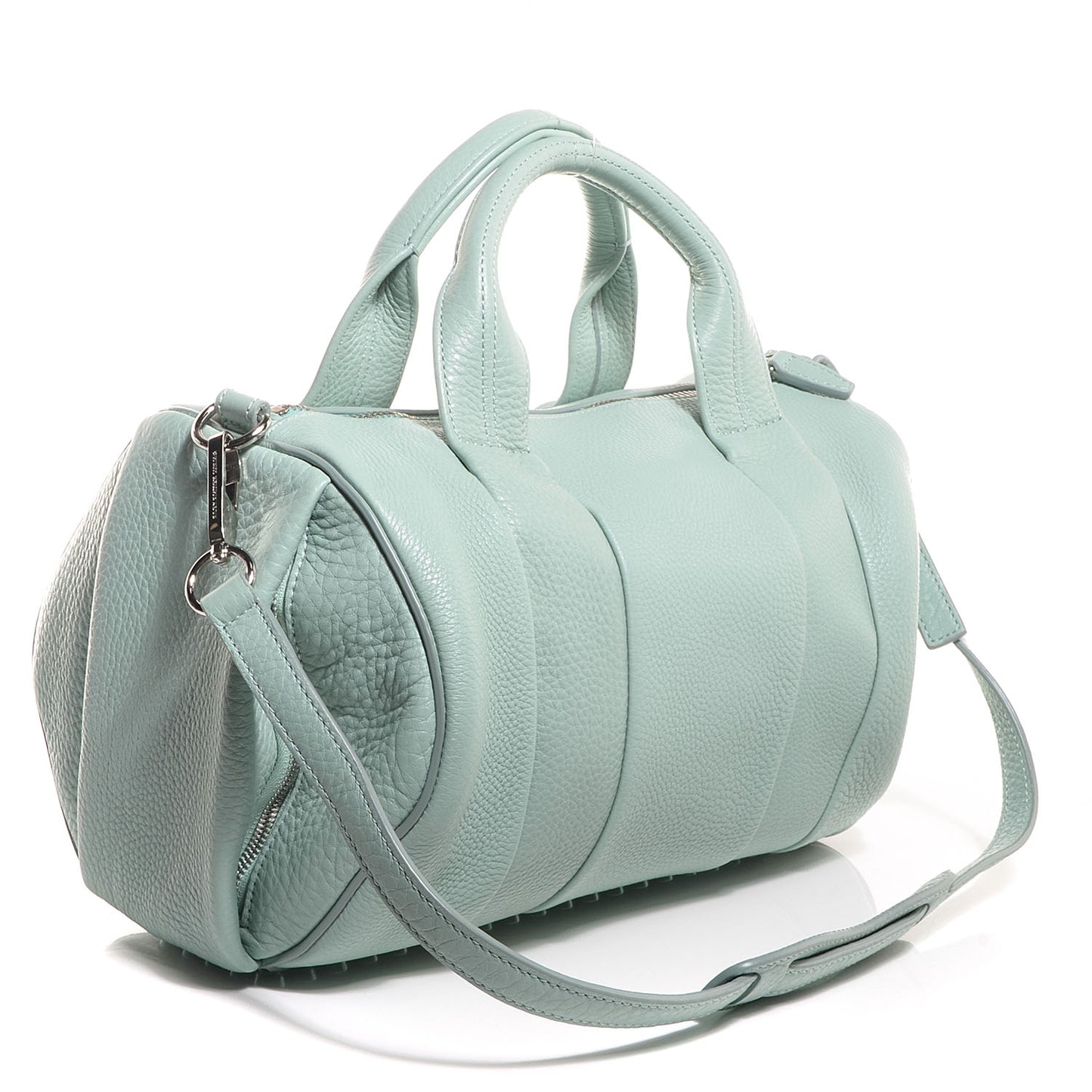 Pebbled Calfskin Rocco Peppermint