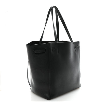 Celine Soft Grained Calfskin Small Belt Cabas Phantom Black 3 of 10