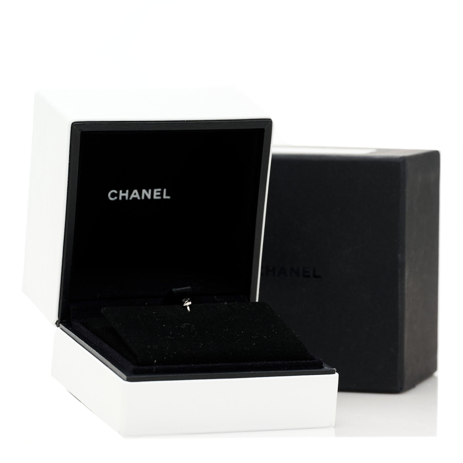 Chanel 18K White Gold Coco Crush Single Ear Cuff Earring 5 of 5