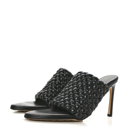 Bottega Veneta Nappa Padded Intreccio The Curve Sandals 40.5 Black 5 of 15