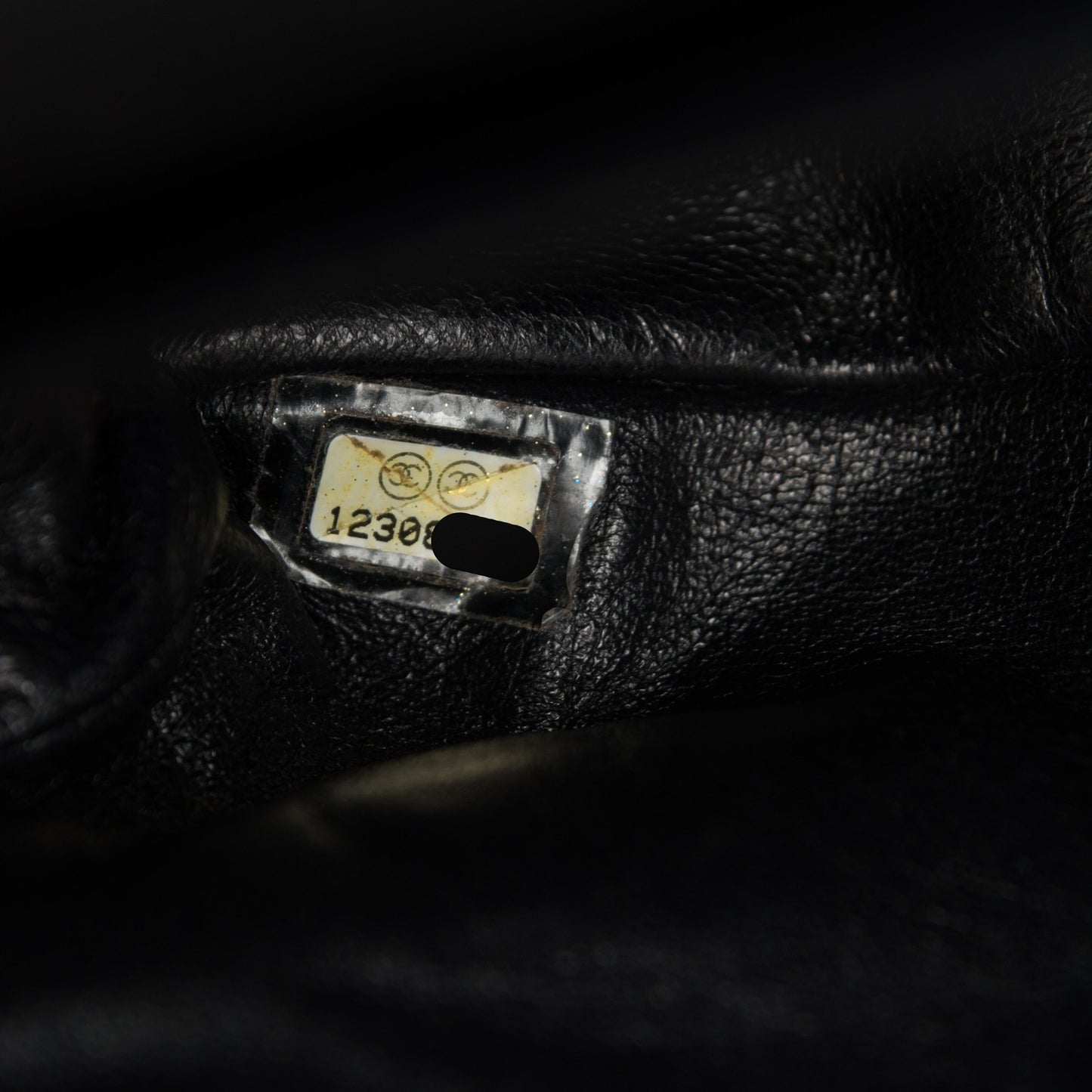 Aged Calfskin Quilted 2.55 Reissue 227 Flap Black