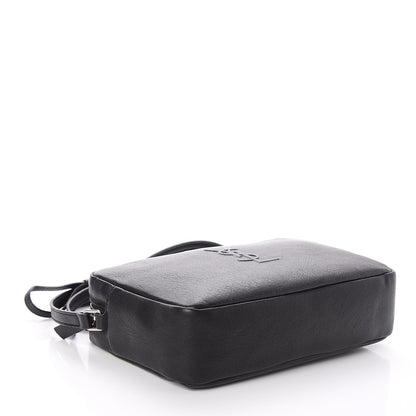 Saint Laurent Lambskin Monogram Small Lou Camera Bag Black 4 of 7