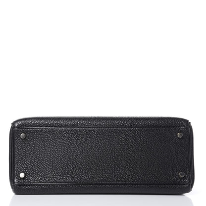 Hermes Togo Kelly Retourne 32 Black 6 of 35