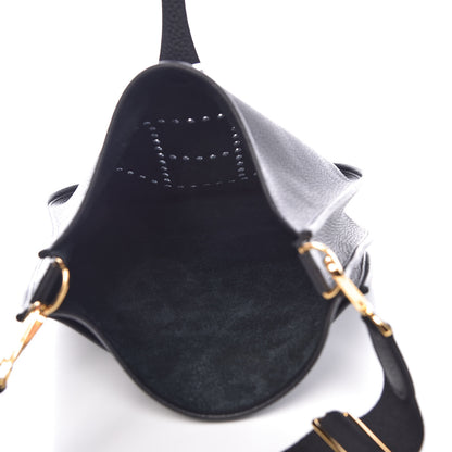 Hermes Taurillon Clemence Evelyne III PM Black 7 of 10