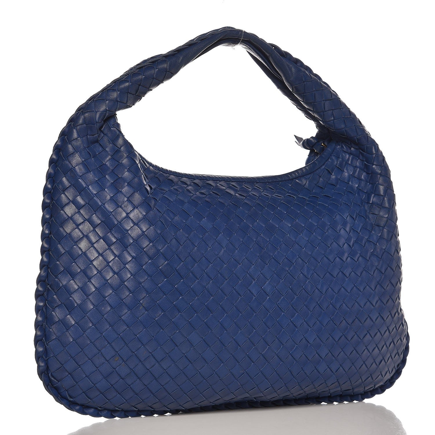 Bottega Veneta Nappa Intrecciato Medium Veneta Hobo Cobalt 3 of 12