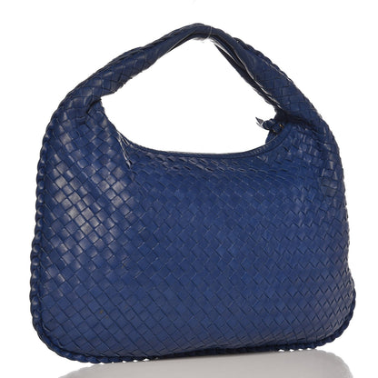 Bottega Veneta Nappa Intrecciato Medium Veneta Hobo Cobalt 3 of 12