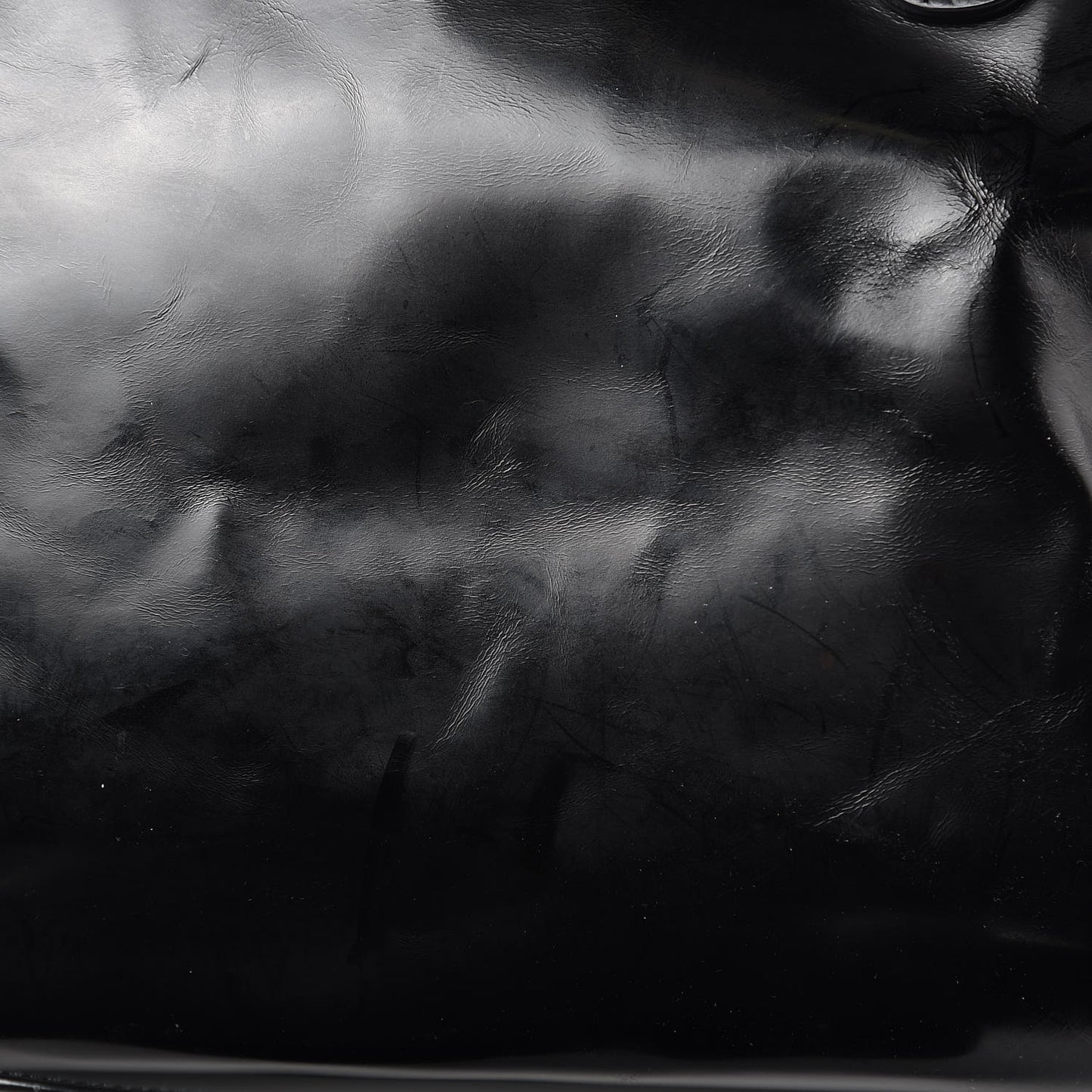 Glazed Calfskin Classic Hardware City Black